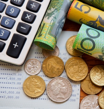 australian calculator and money
